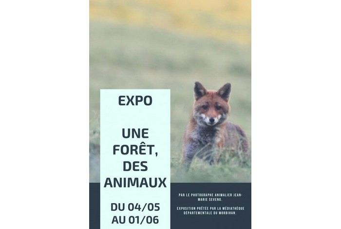 Exposition « Une forêt, des animaux » du 04/05 au 01/06 à Moustoir-Ac