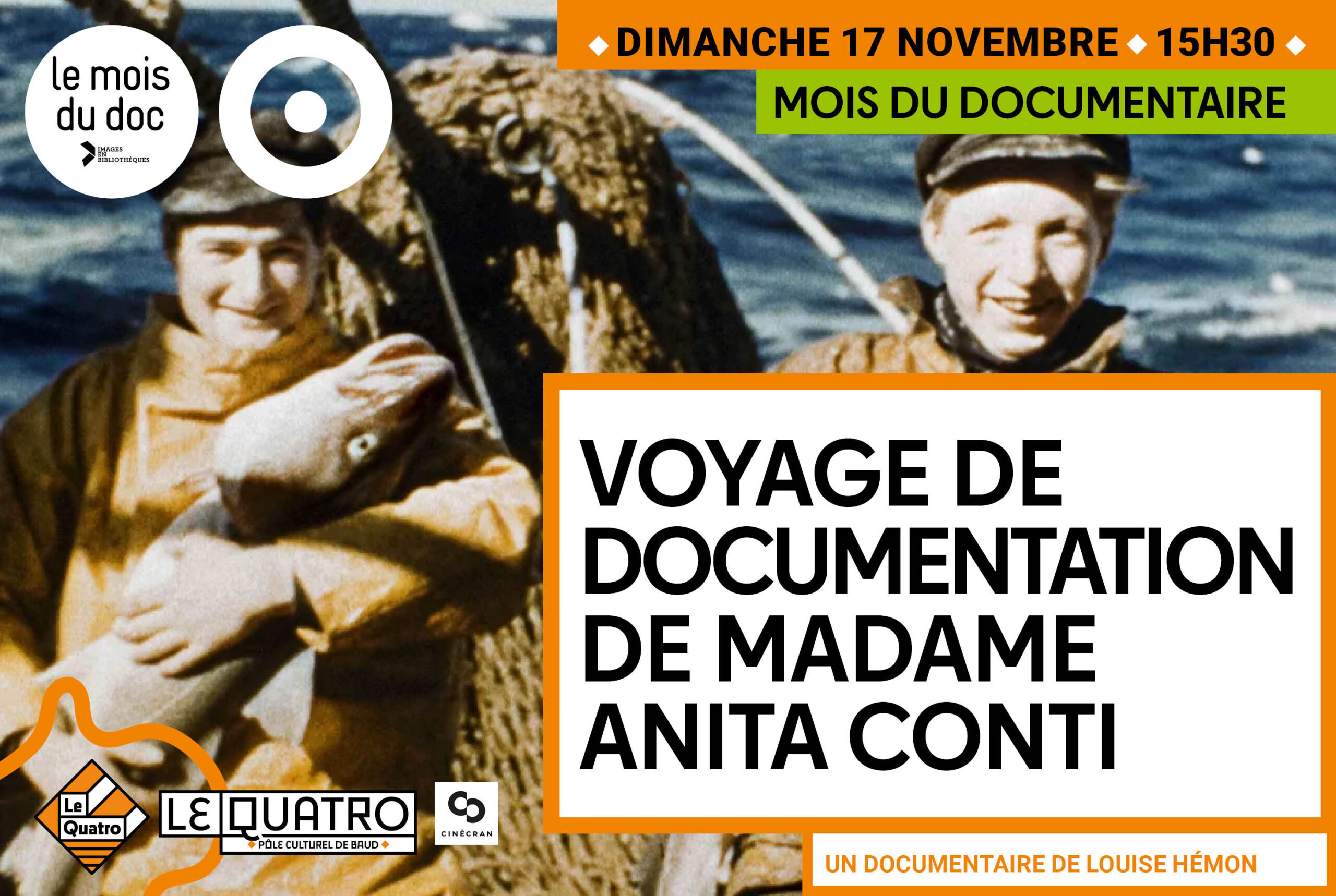 Voyage de documentation de Madame Anita Conti Le 17 nov 2024